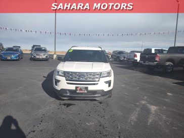 2018 Ford Explorer XLT in a White exterior color. Sahara Motors Inc 435-500-5052 saharamotorschryslerdodgejeep.com 