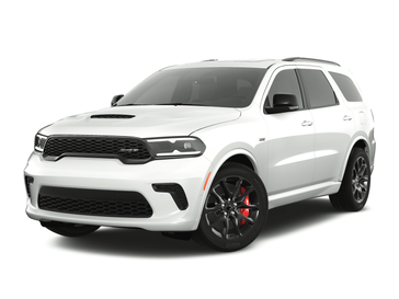 2024 Dodge Durango Srt 392 Plus Awd in a White Knuckle Clear Coat exterior color and Demonic Red/Blackinterior. McCarthy Jeep Ram 816-434-0674 mccarthyjeepram.com 