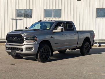 2024 RAM 2500 Laramie Crew Cab 4x4 6'4' Box in a Billet Silver Metallic Clear Coat exterior color and Blackinterior. Brattleboro CDJR 802-251-1111 brattleborocdjr.com 