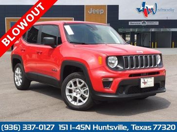 2023 Jeep Renegade Latitude 4x4 in a Colorado Red Clear Coat exterior color and Blackinterior. Wischnewsky Dodge 936-755-5310 wischnewskydodge.com 