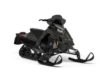 2024 Polaris INDY XC 129 in a Gloss Black/Shadow Gray exterior color. New England Powersports 978 338-8990 pixelmotiondemo.com 
