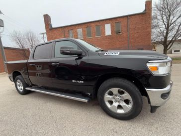 2023 RAM 1500 Big Horn in a BLACK exterior color. Hometown Motors of Rockwell City 712-220-7644 hometownmotorsrc.com 