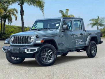 New 2026 Jeep Gladiator Sport 4x4 in a Anvil Clear Coat exterior color and Blackinterior. Southbay Chrysler Jeep Dodge Ram (424) 404-5521 pixelmotiondemo.com 