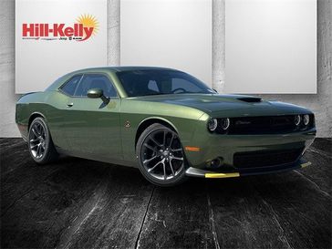 2023 Dodge Challenger R/T Scat Pack in a F8 Green exterior color and Blackinterior. Hill-Kelly Dodge (850) 786-2130 hillkellydodge.com 