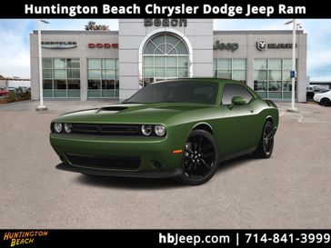 2023 Dodge Challenger GT AWD in a F8 Green exterior color and Blackinterior. BEACH BLVD OF CARS beachblvdofcars.com 