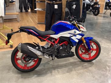 2024 BMW G 310 R in a RACING BLUE METALLIC exterior color. SoSo Cycles 877-344-5251 sosocycles.com 