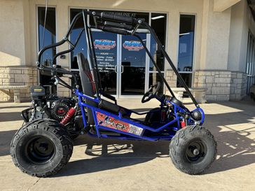 2023 TRAILMASTER MINIXRXR BLUE  in a BLUE exterior color. Family PowerSports (877) 886-1997 familypowersports.com 