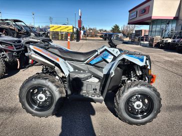New 2025 Polaris SCRAMBLER 850 STORM GRAY   RADAR BLUE 