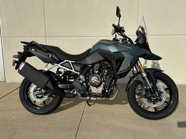 2024 Suzuki VSTROM 800  in a GREEN exterior color. Cross Country Powersports 732-491-2900 crosscountrypowersports.com 
