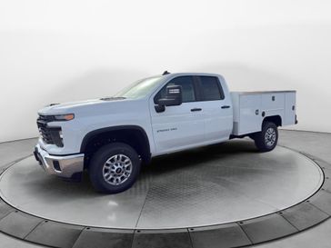 New 2026 Chevrolet Silverado Work Truck in a Summit White exterior color and Jet Blackinterior. Perkins La Junta 719-383-2250 perkinslajunta.com 
