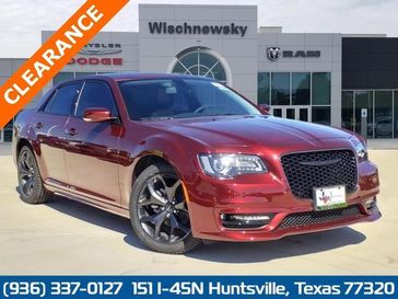 2023 Chrysler 300 Touring L Rwd in a Velvet Red exterior color and Blackinterior. Wischnewsky Dodge 936-755-5310 wischnewskydodge.com 