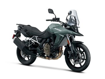 2024 Suzuki V-STROM 800  in a Green exterior color. Parkway Cycle (617)-544-3810 parkwaycycle.com 