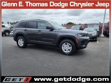 2023 Jeep Grand Cherokee Laredo 4x4 in a Baltic Gray Metallic Clear Coat exterior color and Global Blackinterior. Glenn E Thomas 100 Years Of Excellence (866) 340-5075 getdodge.com 