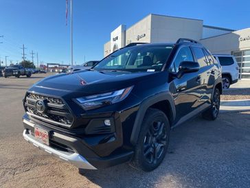 2022 Toyota RAV4 Adventure in a Midnight Black Metallic exterior color and Blackinterior. Legacy Auto Center 620-315-9264 legacyautocenter.net 