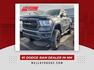 2020 RAM 1500 Big Horn Lone Star in a Granite Crystal Metallic Clear Coat exterior color and Blackinterior. Melloy Dodge RAM FIAT 505-588-4459 melloydodge.com 