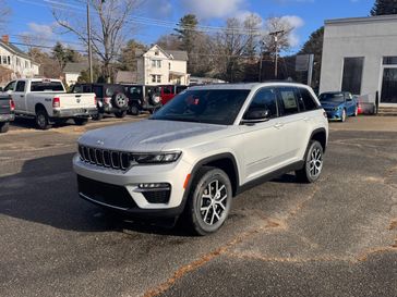 2025 Jeep Grand Cherokee Limited in a Silver Zynith exterior color and Global Blackinterior. Guzik Motor Sales Inc Jeep 413-277-7648 guzikmotor.com 