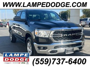 2024 RAM 1500 Big Horn Crew Cab 4x2 5'7' Box in a Diamond Black Crystal Pearl Coat exterior color and Diesel Gray/Blackinterior. Lampe Chrysler Dodge Jeep RAM 559-471-3085 pixelmotiondemo.com 