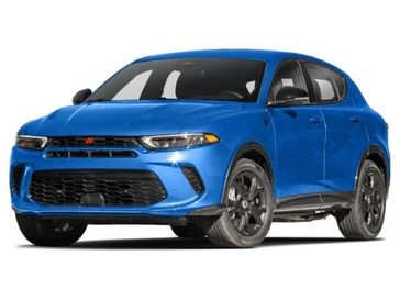 2024 Dodge Hornet R/T Plus in a Blue Steele exterior color and Blackinterior. Ontario Auto Center ontarioautocenter.com 