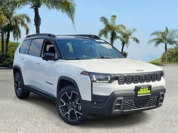 New 2026 Jeep Cherokee Overland in a White/off-white exterior color and Global Blackinterior. Southbay Chrysler Jeep Dodge Ram (424) 404-5521 pixelmotiondemo.com 