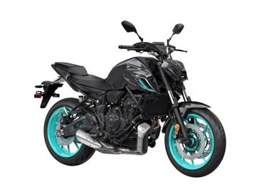 2023 Yamaha MT 07 in a Cyan Storm exterior color. New England Powersports 978 338-8990 pixelmotiondemo.com 