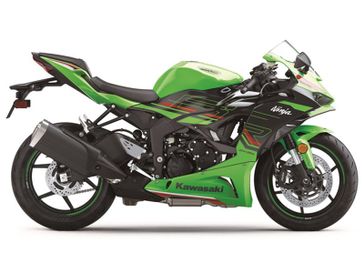 2024 Kawasaki Ninja ZX-6R in a Lime Green/Ebony exterior color. Central Mass Powersports (978) 582-3533 centralmasspowersports.com 