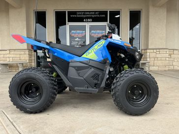 2024 POLARIS OUTLAW 70 EFI VELOCITY AND BLUE LIFTED LIME