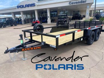 New 2026 Ranch King TC Series Tandem Axle Utility Trailer 7000# GVWR 1 TC16610-70EFMR