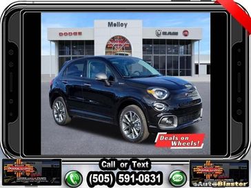 2023 Fiat 500x Sport Awd in a Nero Cinema (Black Clear Coat) exterior color and Blackinterior. Melloy Dodge RAM FIAT 505-588-4459 melloydodge.com 