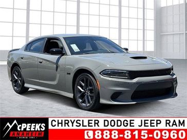2023 Dodge Charger R/T in a Destroyer Gray exterior color and Blackinterior. McPeek's Chrysler Dodge Jeep Ram of Anaheim 888-861-6929 mcpeeksdodgeanaheim.com 
