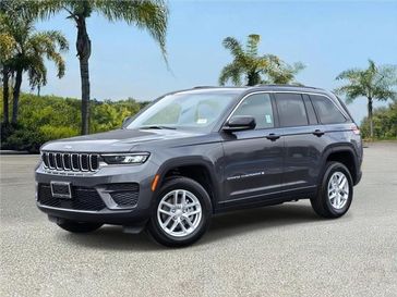 New 2026 Jeep Grand Cherokee Laredo X 4x2 in a Baltic Gray Metallic Clear Coat exterior color and Global Blackinterior. Southbay Chrysler Jeep Dodge Ram (424) 404-5521 pixelmotiondemo.com 