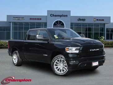 2024 RAM 1500 Laramie Crew Cab 4x4 6'4' Box in a Diamond Black Crystal Pearl Coat exterior color and LEATHER TRIMinterior. Champion Chrysler Jeep Dodge Ram 800-549-1084 pixelmotiondemo.com 