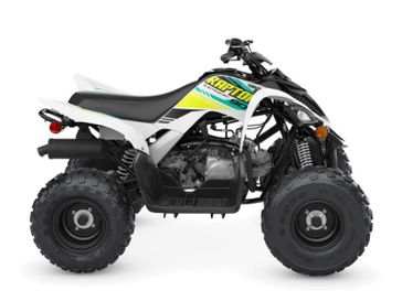 2023 Yamaha Raptor in a White exterior color. New England Powersports 978 338-8990 pixelmotiondemo.com 