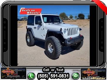 2020 Jeep Wrangler Sport S in a Bright White Clear Coat exterior color and Blackinterior. Melloy Dodge RAM FIAT 505-588-4459 melloydodge.com 