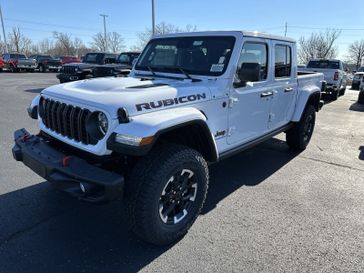 2024 Jeep Gladiator Rubicon X 4x4 in a Bright White Clear Coat exterior color. Gupton Motors Inc 615-384-2886 guptonmotors.com 