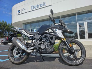 2025 BMW G 310 GS in a COSMIC BLACK 3 exterior color. BMW Motorcycles of Detroit (248) 402-4010 pixelmotiondemo.com 