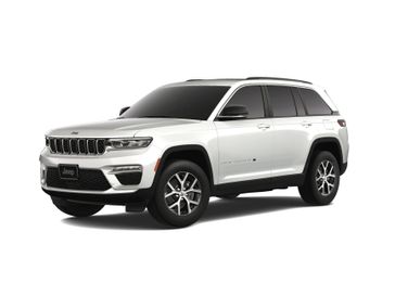 2024 Jeep Grand Cherokee Limited 4x4 in a Bright White Clear Coat exterior color. McPeek's Chrysler Dodge Jeep Ram of Anaheim 888-861-6929 mcpeeksdodgeanaheim.com 
