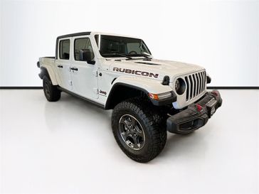 2023 Jeep Gladiator Rubicon 4x4 in a Bright White Clear Coat exterior color and Blackinterior. Sheridan Motors Auto (307) 218-2217 sheridanmotors.com 