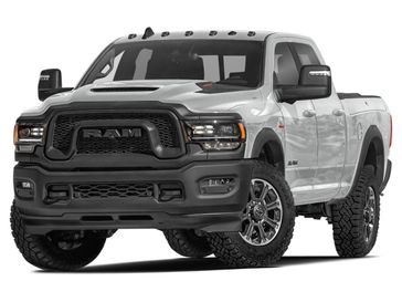 2023 RAM 2500 Tradesman in a Bright White Clear Coat exterior color and Blackinterior. Lifted Truck America 888-267-0644 liftedtruckamerica.com 