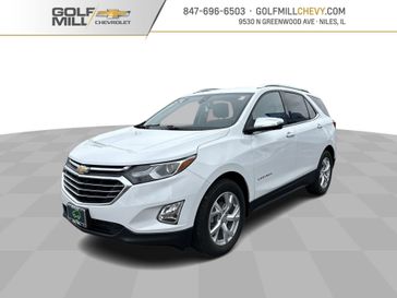 2021 Chevrolet Equinox Premier in a Summit White exterior color and Jet Blackinterior. Glenview Luxury Imports 847-904-1233 glenviewluxuryimports.com 