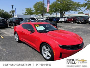 2020 Chevrolet Camaro 3LT in a Red Hot exterior color and Medium Ash Grayinterior. Glenview Luxury Imports 847-904-1233 glenviewluxuryimports.com 