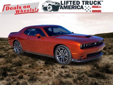 2023 Dodge Challenger R/T in a Sinamon Stick exterior color and Blackinterior. Lifted Truck America 888-267-0644 liftedtruckamerica.com 