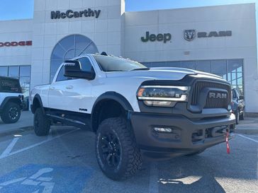 2024 RAM 2500 Power Wagon Crew Cab 4x4 6'4' Box in a Bright White Clear Coat exterior color and Blackinterior. McCarthy Jeep Ram 816-434-0674 mccarthyjeepram.com 