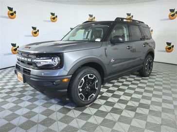 2024 Ford Bronco Sport Outer Banks in a Carbonized Gray Metallic exterior color and Ebony/Roastinterior. Ontario Auto Center ontarioautocenter.com 