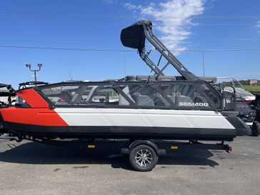 2024 SEADOO SWITCH SPORT 21 230HP  LAVA RED  in a RED exterior color. Family PowerSports (877) 886-1997 familypowersports.com 