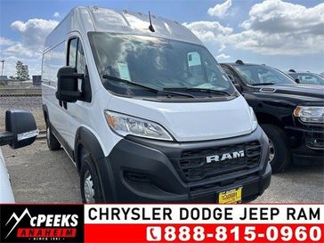 2023 RAM Promaster 1500 Cargo Van High Roof 136' Wb in a Bright White Clear Coat exterior color and Blackinterior. McPeek's Chrysler Dodge Jeep Ram of Anaheim 888-861-6929 mcpeeksdodgeanaheim.com 