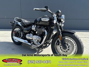 2024 Triumph BONNEVILLE SPEEDMASTER  in a JET BLACK exterior color. Del Amo Motorsports of South Bay (619) 547-1937 delamomotorsports.com 