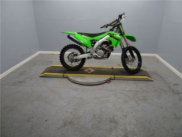 2022 Kawasaki KX 450 in a Lime Green exterior color. New England Powersports 978 338-8990 pixelmotiondemo.com 