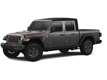 2023 Jeep Gladiator Rubicon 4x4 in a Granite Crystal Metallic Clear Coat exterior color and Blackinterior. Victor Chrysler Dodge Jeep Ram 585-236-4391 victorcdjr.com 