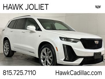2020 Cadillac XT6 AWD Sport in a Crystal White Tri Coat exterior color and Cirrusinterior. Glenview Luxury Imports 847-904-1233 glenviewluxuryimports.com 