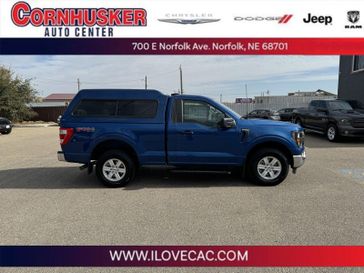 2023 Ford F-150 XL in a Blue exterior color. Cornhusker Auto Center 402-866-8665 cornhuskerautocenter.com 